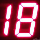 Afbeelding van het getal achttien (18)