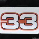 Afbeelding van het getal drieendertig (33)