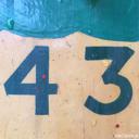 Afbeelding van het getal drieenveertig (43)