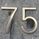 Afbeelding van het getal vijfenzeventig (75)