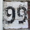 Afbeelding van het getal negenennegentig (99)