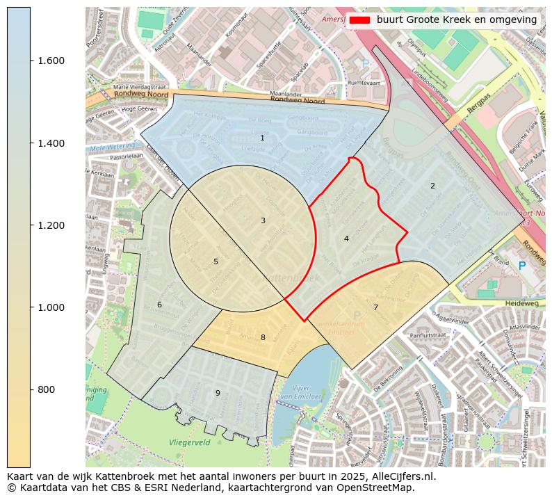 Afbeelding van de buurt Groote Kreek en omgeving op de kaart.