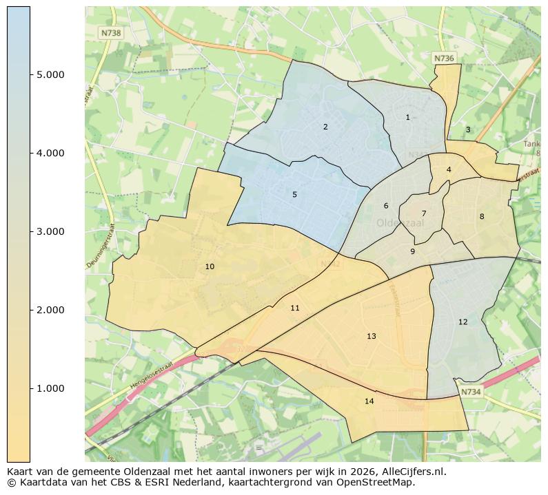 Afbeelding van de gemeente Oldenzaal op de kaart.