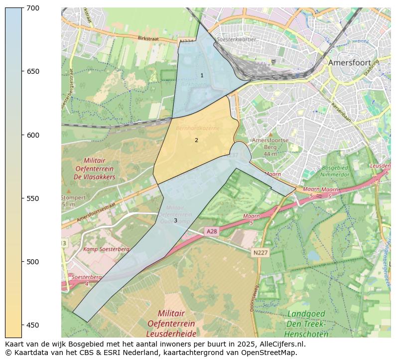 Afbeelding van de wijk Bosgebied op de kaart.